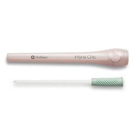 Hollister Infyna Chic Hydrophilic Intermittent Catheter, 8 Fr, 6" 7008 — Box of 30 — product image