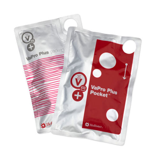 Hollister Vapro Plus Pocket Touch-Free Hydrophilic Intermittent Catheter, Ic, 12 Fr, 16in - Box of 30