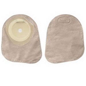 Hollister Premier One-Piece Flat Skin Barrier 7" Closed Pouch Beige Softflex,With Filter Pre-cut 1" - Box of 30