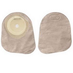 Hollister Premier One-Piece Flat Skin Barrier 7" Closed Pouch Beige Softflex,With Filter Pre-cut 1-3/16" - Box of 30
