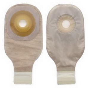 Hollister Premier Convex Skin Barrier Lock N Roll,12" Drainable Pouch Transparent Pre-cut 1-1/8" Tape Bor - Box of 5