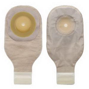 Hollister Premier 1pc Convex Barrier Lock N Roll Close 12" Drain Pouch Cut-to-fit 1" With Tape Border - Box of 5