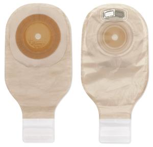 Hollister Premier 1pc Convex Barrier Drain Pouch Lock N Roll Close 5/8"-1-1/2" With Filter & Tape - Box of 5