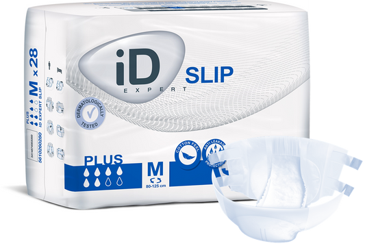 Id (28/Pkg) Id Slip Plus Medium, (31"-49"), 2000 mL Absorbency. - Case of 4