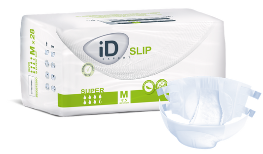 Id (28/Pkg) Id Slip Super, Medium, (31"-49"), 3600 mL Absorbency. - Case of 3