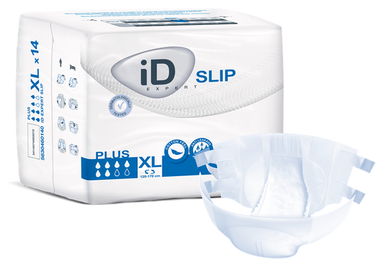 Id (14/Pkg) Id Slip Plus x- Large, (47"-67"), 3200 mL Absorbency. - Case of 4