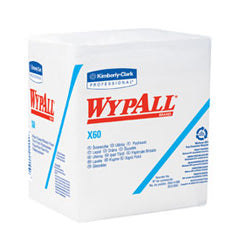 Kimberly Clark Kimberly Clark Wypall X60 Reinforced Wipes, White 12.5in X 14.4in 34865 — Package of 76 — product image