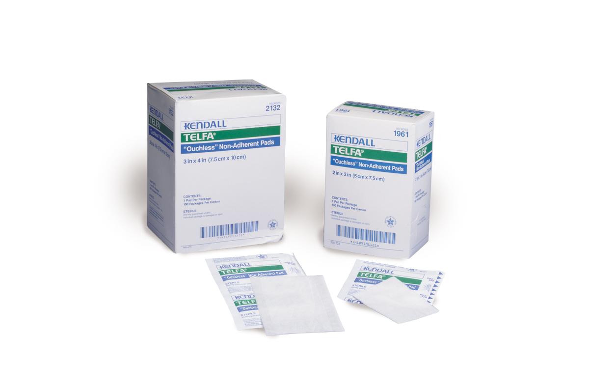 Cardinal Health Disposamed Non-Adherent Dressing 3" X 2" 1961 — Box of 100 — product image