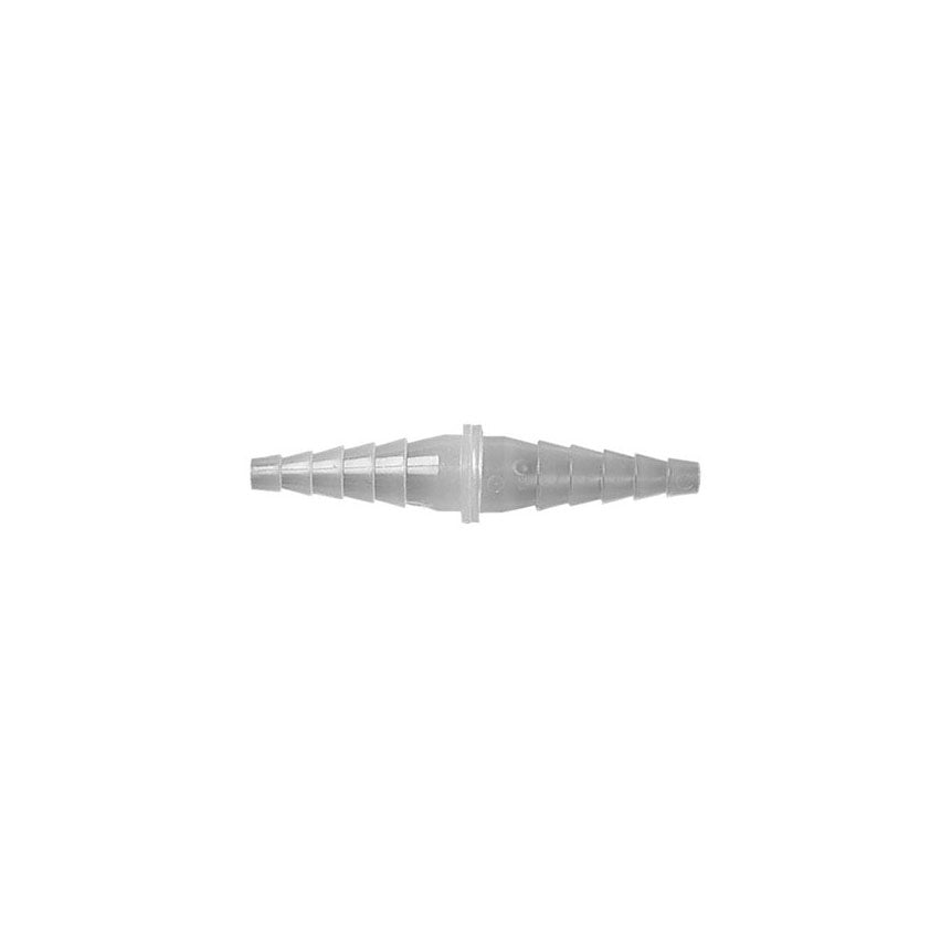 Covidien / Medtronic Five-in-One Tubing Connector, Clear, Non-Sterile. Fits 7/32in To 7/15in Tubing. 155650 — Each — product image