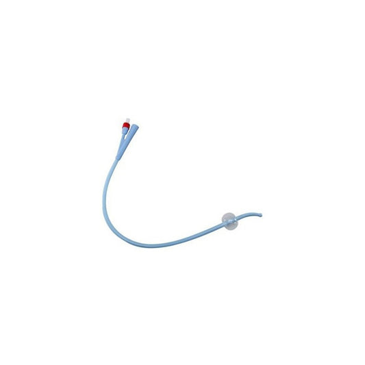 Covidien / Medtronic Dover 100% Silicone 2-Way Foley Catheter, Coude, 14 Fr 5cc - Box of 10