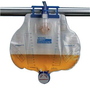 Covidien / Medtronic Dover Urine Drainage Bag Needle Sampling,Anit-Reflux Device,Drain Port 2000 mL - Each