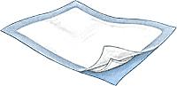 Covidien / Medtronic Simplicity Basic Underpad Light Absorbency 23" X 36" Fluff Light Blue 7174 — Case of 150 — product image