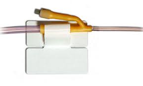 M.C. Johnson Cath-Secure Multi-Purpose Tube Holder 2 1/2in Wrap Tab, 3in X 1 3/4in W Base 54452 — Each — product image
