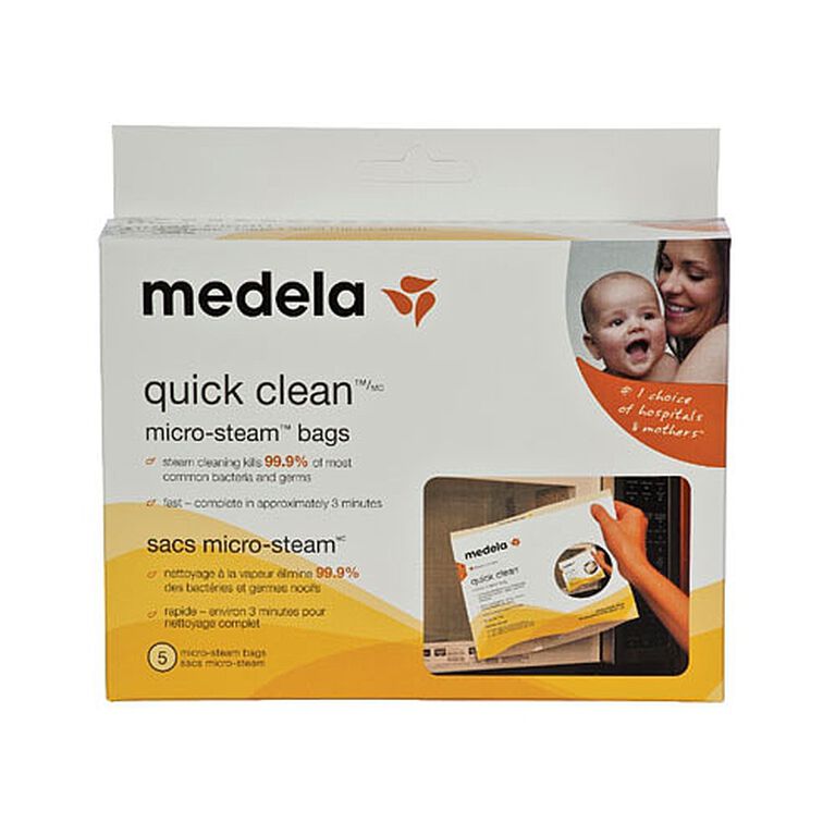 Medela Quick Clean Micro-Steam Bags 27026 — Pack of 5 — product image