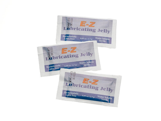 Medline E-Z Sterile Lubricating Jelly, 5 Gram Foil Packets - Box of 150