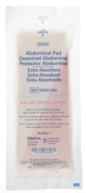 Medline Abdominal Pad 8" X 10" Sterile NON21454 — Box of 18 — product image