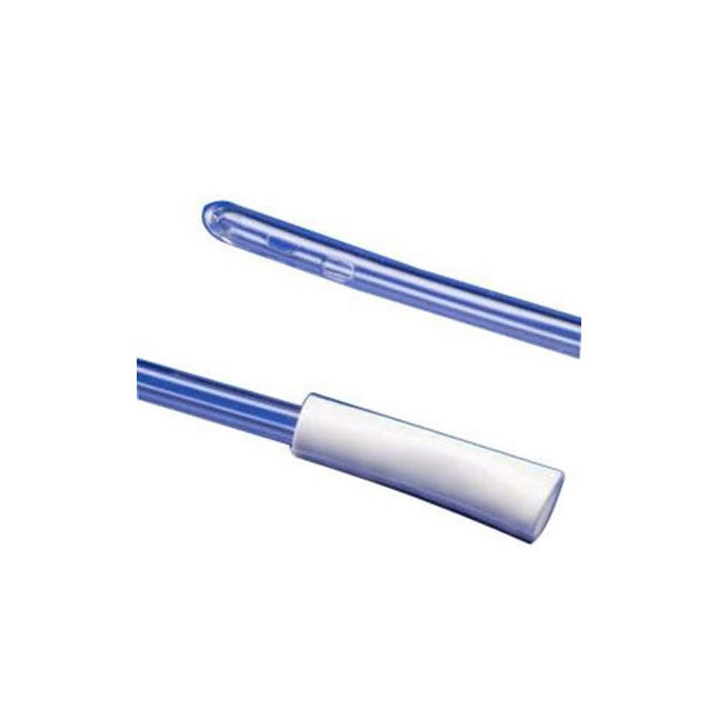 Med Rx Urethral Robinson Plus Catheter, 10 Fr 16" Clear Plastic Sterile 2-Polished Eyes With Connector 67-5110 — Box of 100 — product image