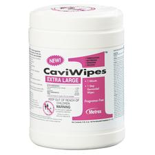 Metrex Caviwipes Surface Disinfectant Wipes, Regular Size 1 Minute Action - Tub of 160