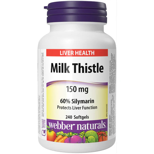 Webber Naturals Chardon-Marie 150 mg 240 gélules