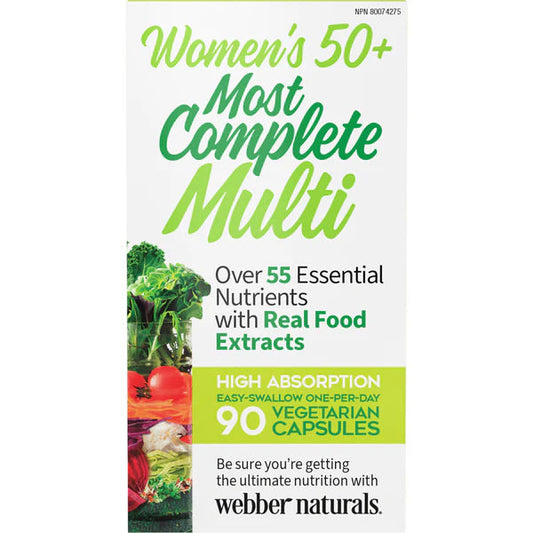 Multi le plus complet 50+ pour femmes, 90 capsules végétariennes