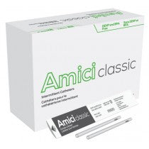 Ostomy Essentials Amici Classic Female Intermittent Catheters, Size 12 Fr 7" 3612 — Box of 100 — product image