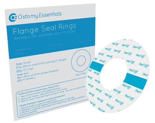 Ostomy Essentials Ostomy Essentials Flange Seal Rings, Size Small (32mm - 50mm) FSR-1 — Pack of 10 — product image