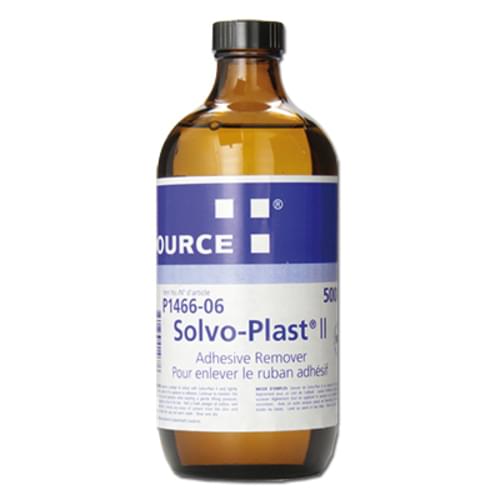 Canadian Custom Packaging Solvo-Plast Ii Adhesive Remover 500 mL Yellow Liquid Insoluble in Water Noted Odor Preserves Ski 1466-06 — Each — product image