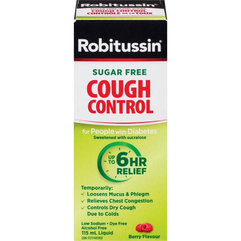 Robitussin Contrôle De La Toux Sans Sucre