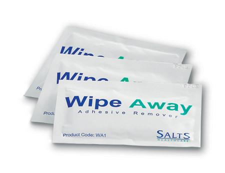 Salts Healthcare Salts Adhesive Remover Wipe. WA1 — Box of 30 — product image