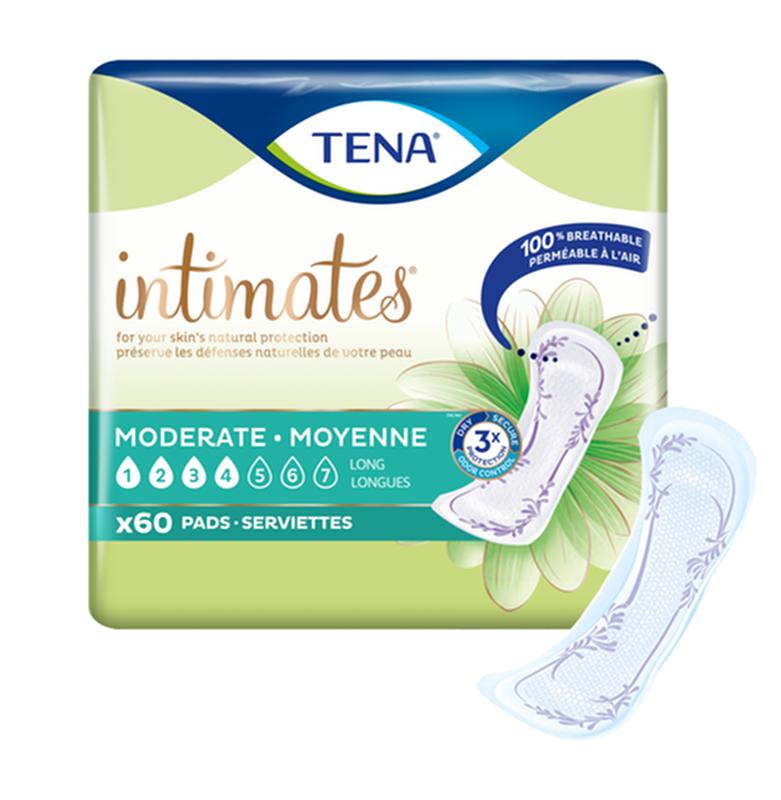Tena Cs/3pkg (60/Pkg) Tena Intimates Pads Moderate Absorbency Long 12 Inch 54375 —  — product image