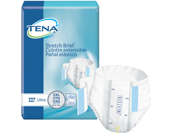 Tena Cs/2pkg (32/Pkg) Tena Stretch Bariatric Brief, 2x-Large Size 64in-70in 61390 —  — product image