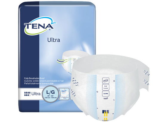 Tena Cs/2pkg (40/Pkg) Tena Ultra Brief, Large Size 48in-59in, Blue