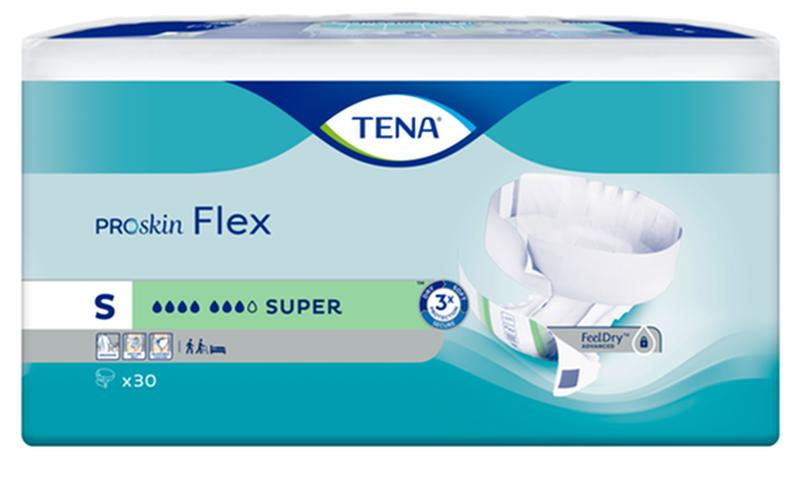 Tena Cs/3pkg (30/Pkg) Tena Flex Belted Briefs, Super, Size 8, 24in-34in 67804 —  — product image