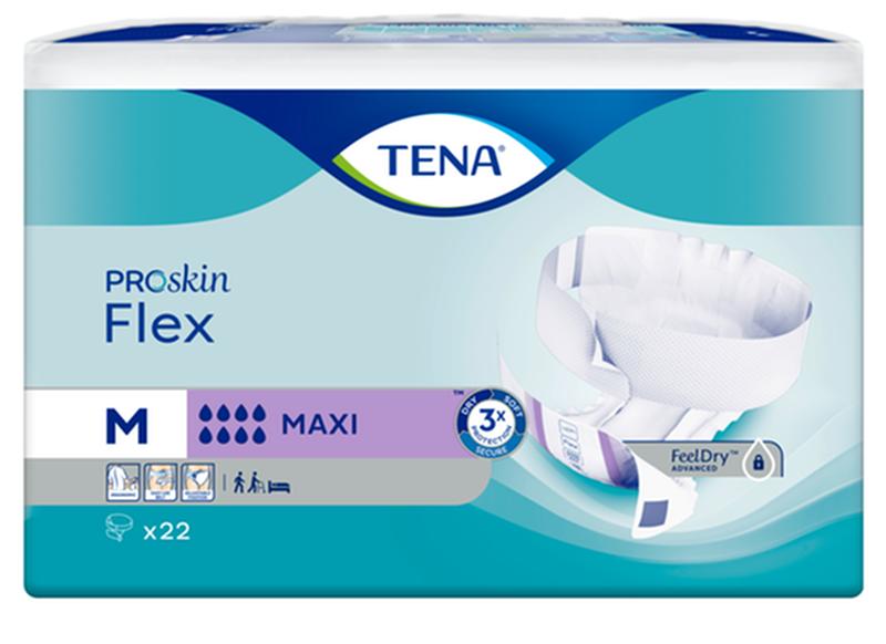 Tena Cs/3pkg (22/Pkg) Tena Flex Belted Briefs, Maxi/Overnight, Size 12, 28in-42in 67837 —  — product image