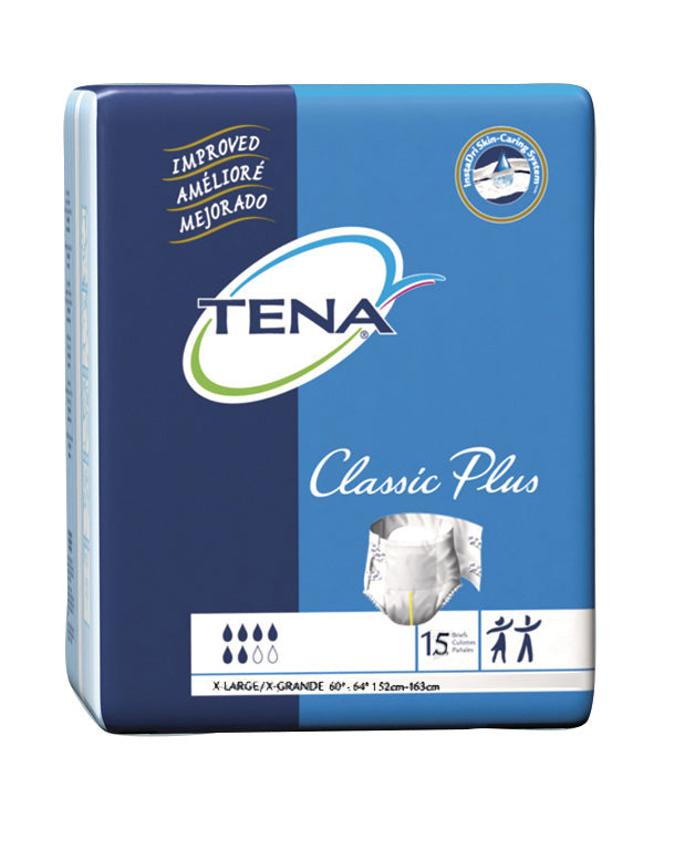 Tena Cs/4pkg (15/Pkg) Tena Classic Plus Brief, X-Lrg Size, 60in-64in 67914 —  — product image