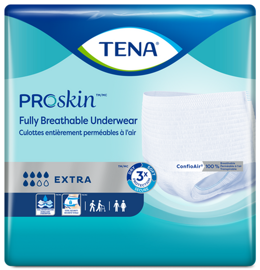 Tena Cs/4pkg (12/Pkg) Tena Protective Underwear Extra, x-Large Size 55in-66in