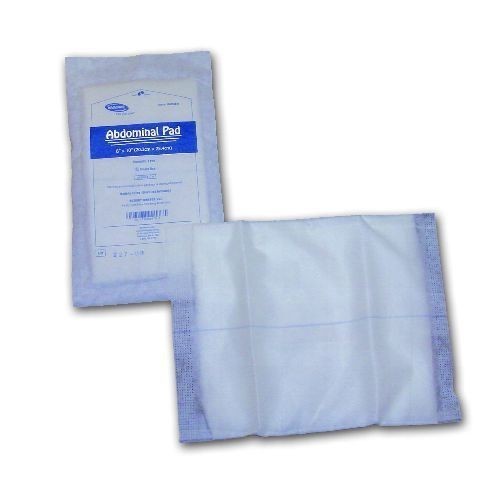 Covidien / Medtronic Disposamed Abdominal Pad 5" X 9" Sterile Rayon/Cellulose Non-Woven With Absorbent Cotton Filler 68187 — Box of 20 — product image