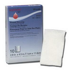 Convatec Kaltostat Calcium Alginate Wound Dressing, 5 cm 5 cm (2in x 2in) - Box of 10