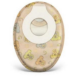 Convatec Little Ones, Two-Piece 6" Closed End Pouch With Filter,Opaque 31mm 1 1/4" 411639 — Box of 10 — product image