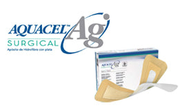 Convatec Aquacel Ag Surgical Cover Dressing, Sterile 9 cm x 10 cm - Box of 10