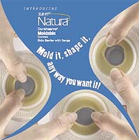 Convatec Natura Moldable Stomahesive, Flange 2 2 3/4in (70mm), Cut-To-Fit 1 5/16in (33mm) - 1 3/4in (45 421035 — Box of 10 — product image