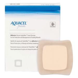 Convatec Aquacel Hydrofiber Foam Adhesive Dressing 10cm X 20cm (4x8)" Sterile 421151 — Box of 10 — product image