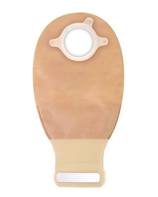 Convatec Natura+ 2-Piece Drainable Pouch With Invisiclose Tail 57mm (2 1/4") 29cm L (11.4") Opaque Window 421748 — Box of 10 — product image