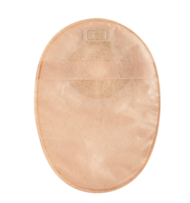 Convatec Natura+ 2-Piece Closed-End Pouch 70mm (2 3/4") 20.8cm L (8.2") Opaque With Window & Filter & 2-S 421798 — Box of 30 — product image