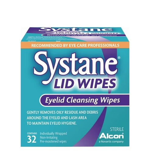 Lingettes pour couvercle Systane