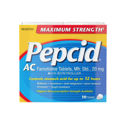 Pepcid Maximum Strength 10 tablets