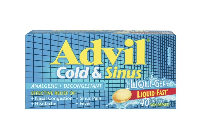 Advil Rhume et Sinus 20 Liqui-Gels