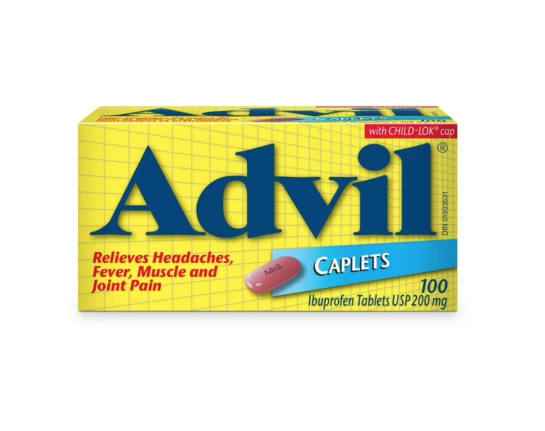 Advil Regular Strength, Ibuprofen 200mg, Caplets