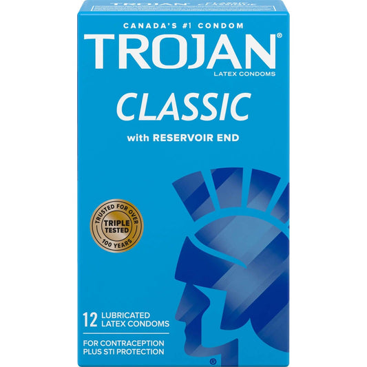 Préservatifs Trojan Classic avec latex