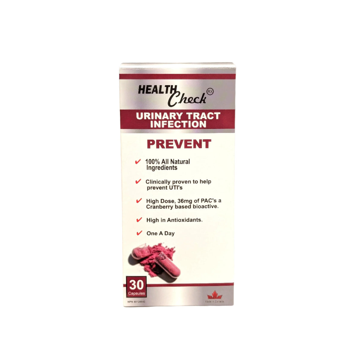 Health Track Rx Uti Wht Healthcheck UTI PREVENT – RxClinic | Talbot Street Pharmacy